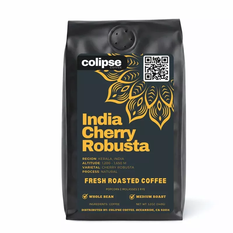 100% Cherry Robusta Coffee Beans