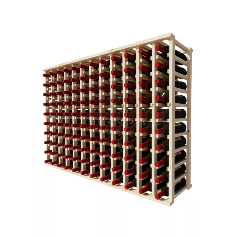 12 Column Pine Upper Wine Rack