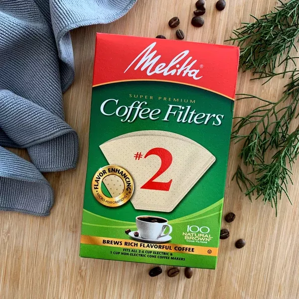 #2 Melitta Cone Filter (Natural Brown) – 100 Count