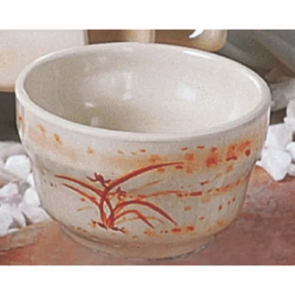 3-1/4″ Melamine Teacup, Gold Orchid 4oz