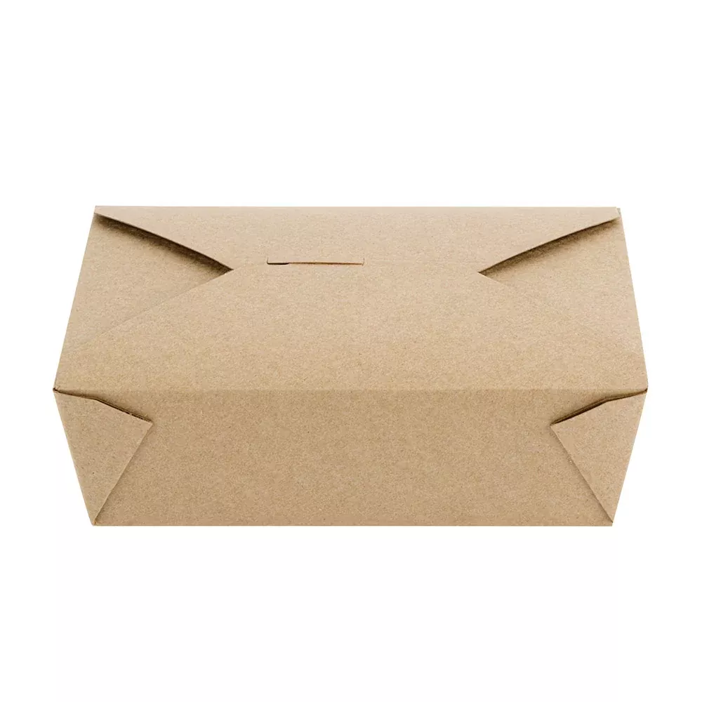 #3 Natural Unbleached 71 oz. Kraft Box