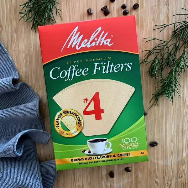 #4 Melitta Cone Filter (Natural Brown) – 100 Count