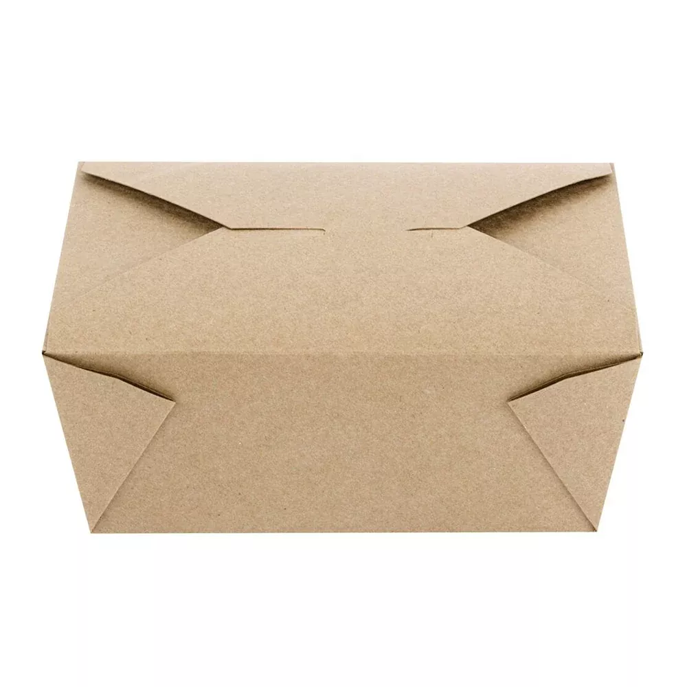 #4 Natural Unbleached 112 oz. Kraft Box