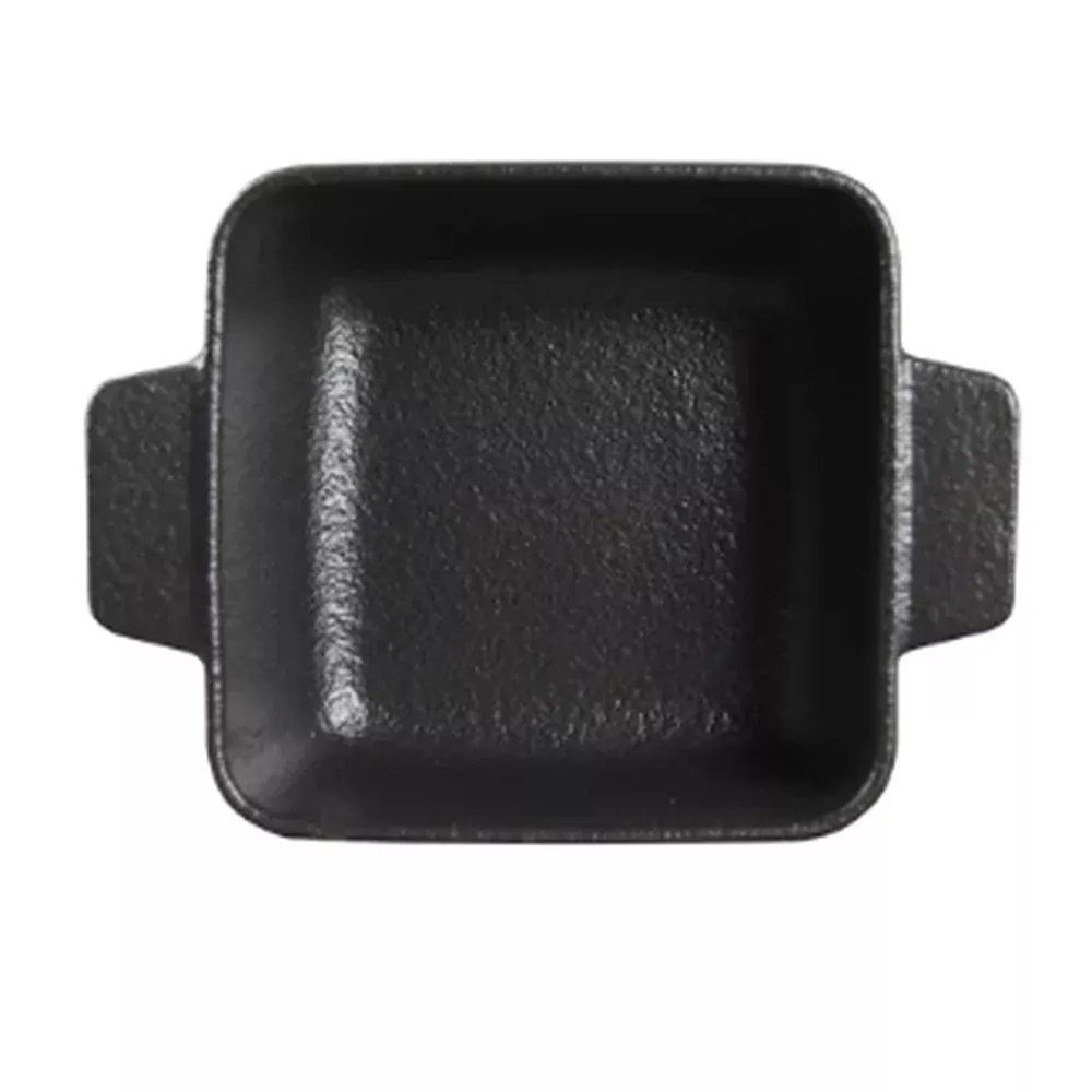 5” Black Square Baking Dish 12 Oz.