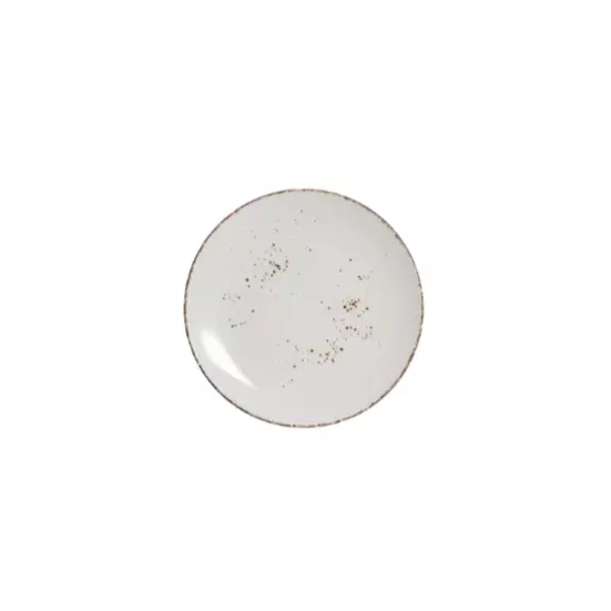 6.25’’ Coupe Plate Splash Blanch