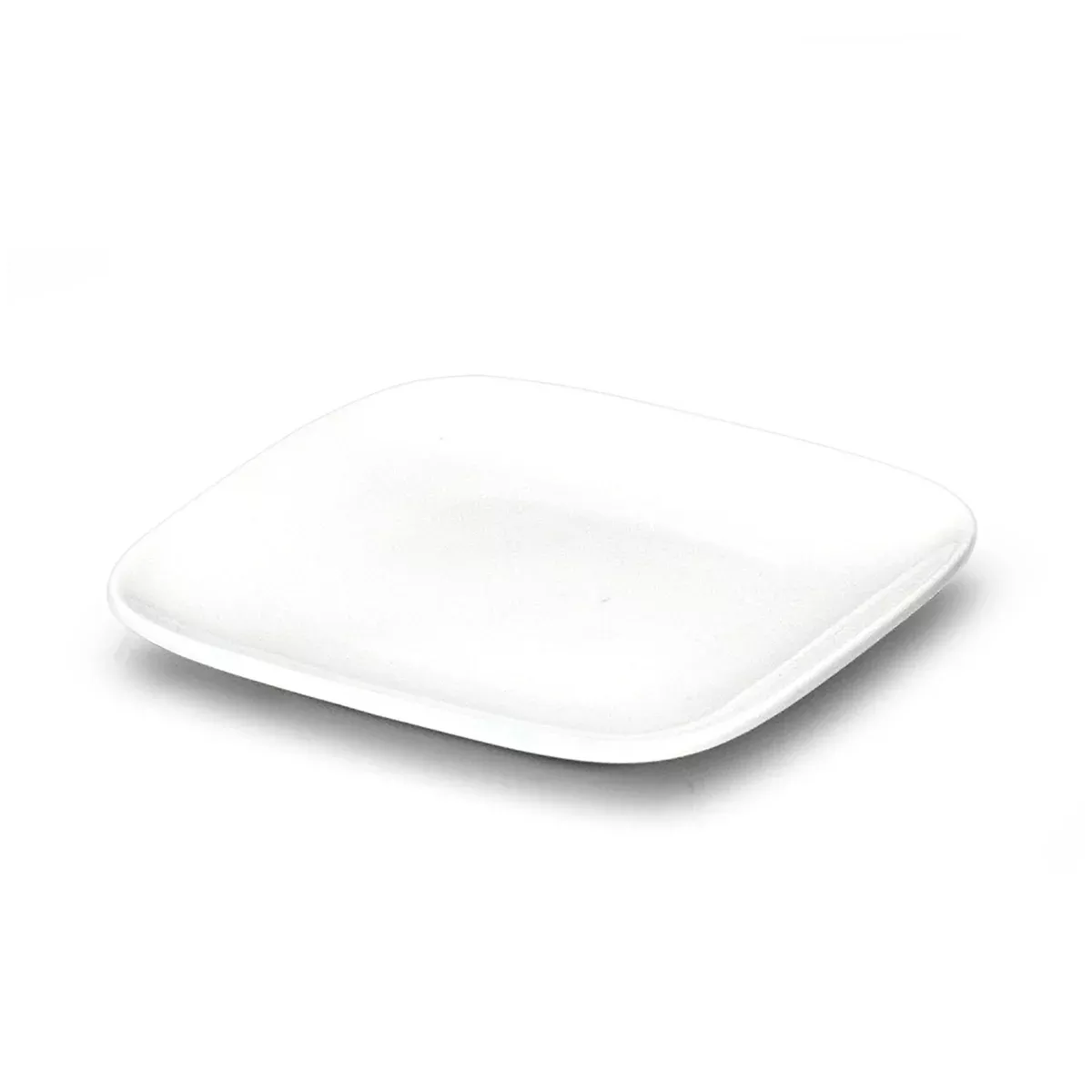 8-3/4" Square Plate, White Ceramic