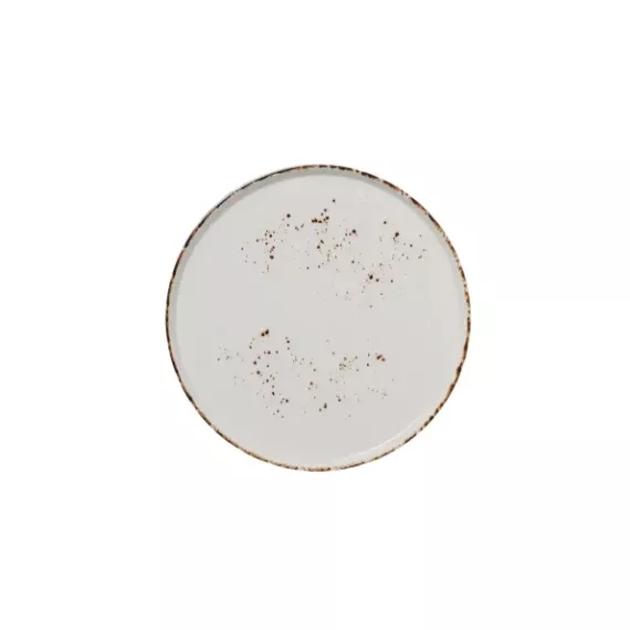 8’’ Round Stackable Plate Splash Blanch