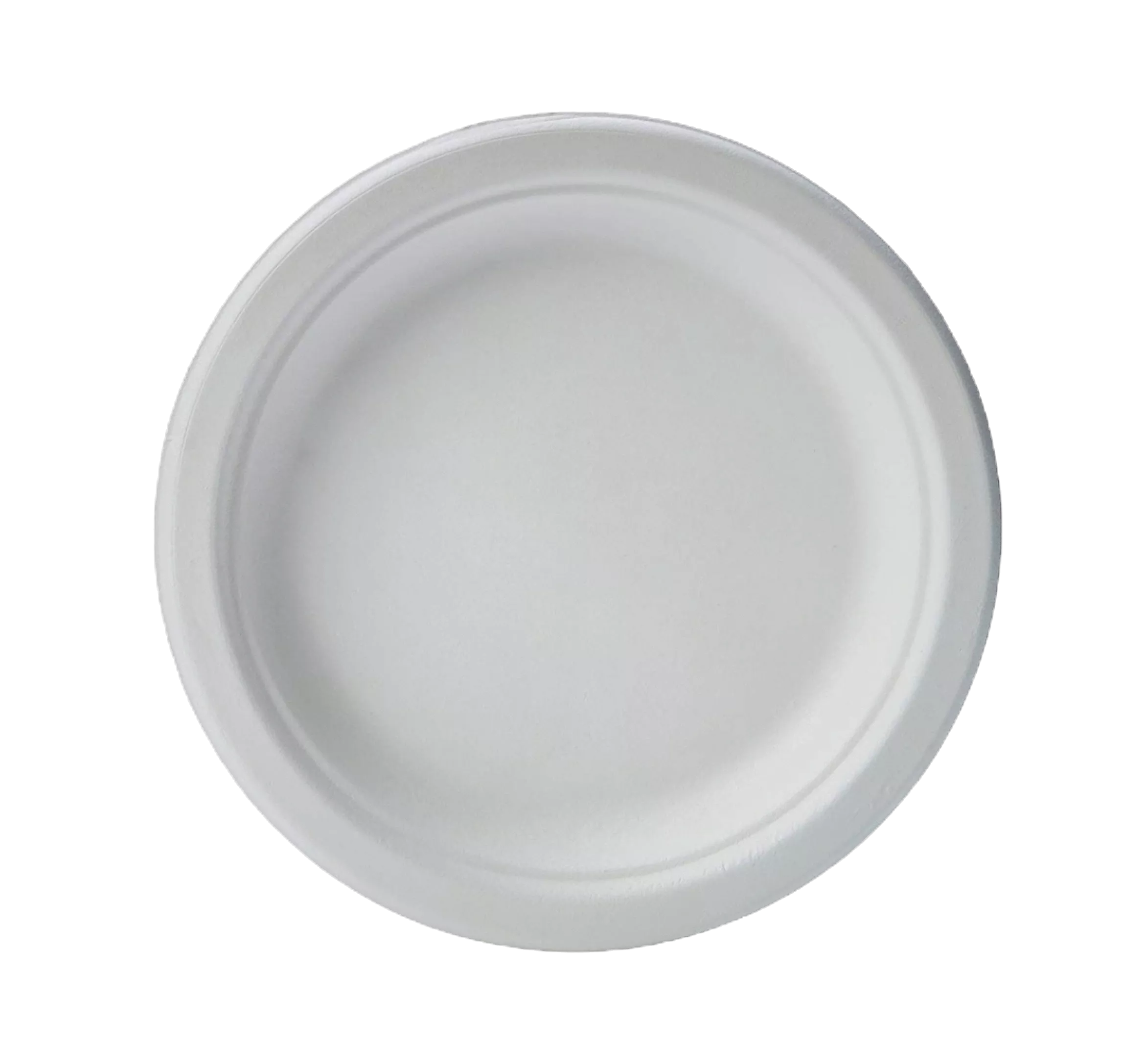 9″ Compostable Sugarcane Plate | 500 per case
