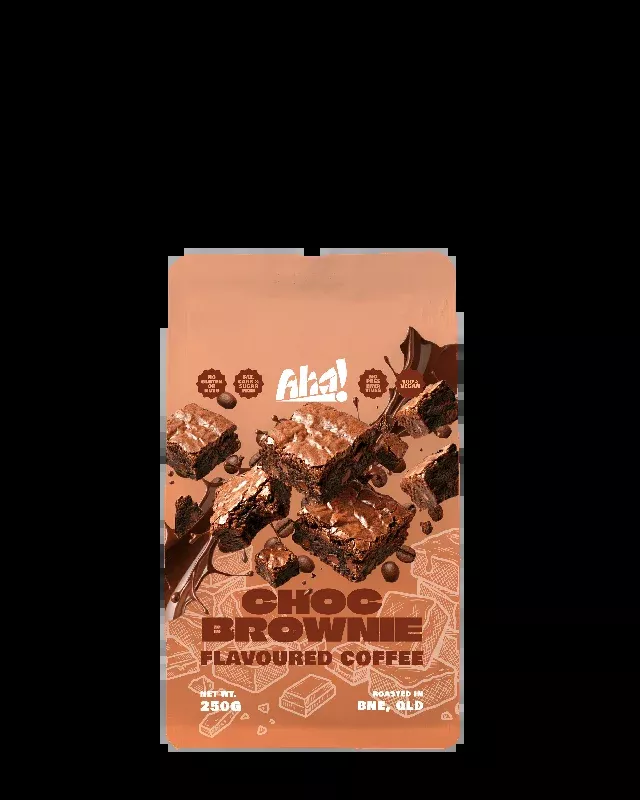 Aha! Choc Brownie Flavoured Coffee