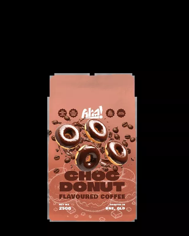 Aha! Chocolate Donut Flavoured Coffee