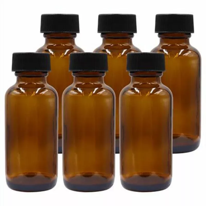 AMBER BOTTLES 1OZ