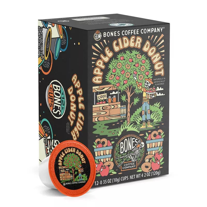 Apple Cider Donut Bones Cups – 12 Count
