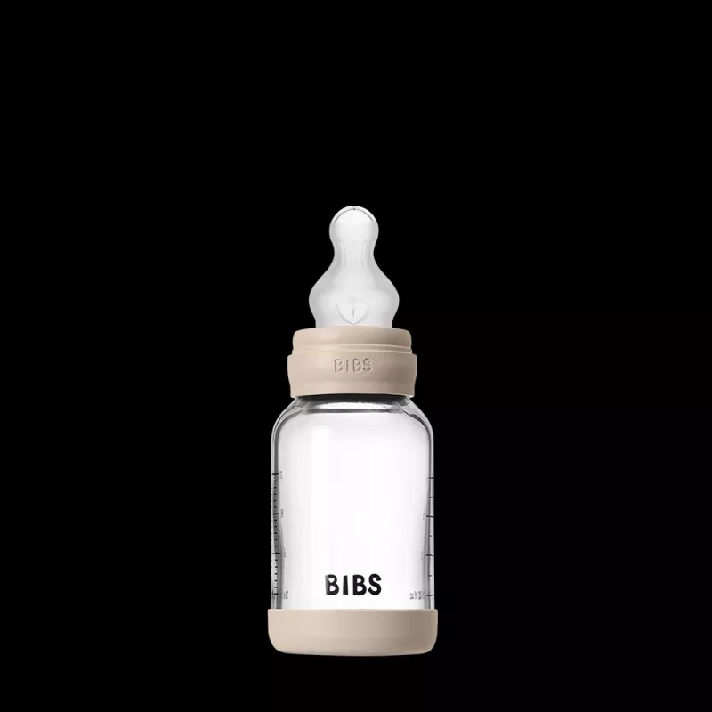 Baby Glass Bottle Set 4oz Silicone - Blush