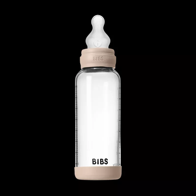 Baby Glass Bottle Set 8oz Silicone - Blush