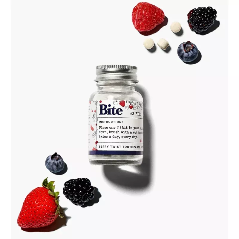 Berry Twist Toothpaste Bits