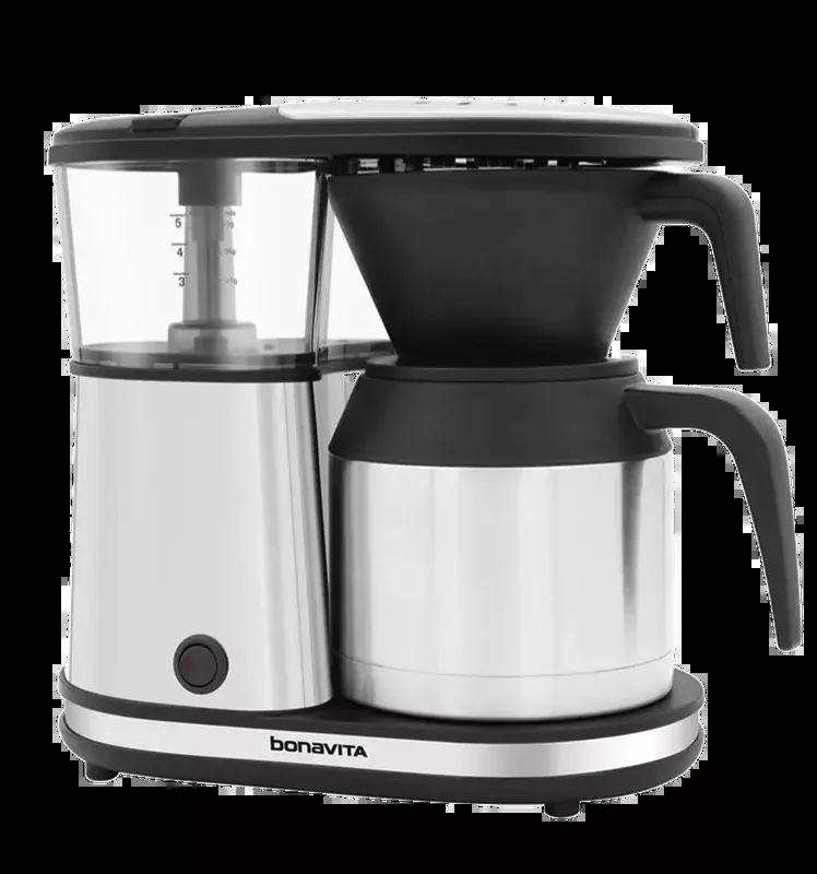 Bonavita 5-Cup Coffee Maker, Thermal Coffee Brewer – Compact Size, Elegant, and Precise, BPA-Free