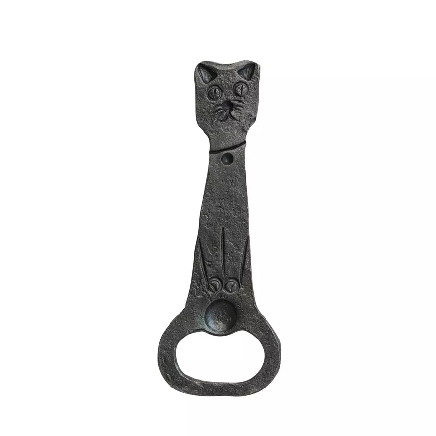 Cat Shaped Bottle Opener|Black