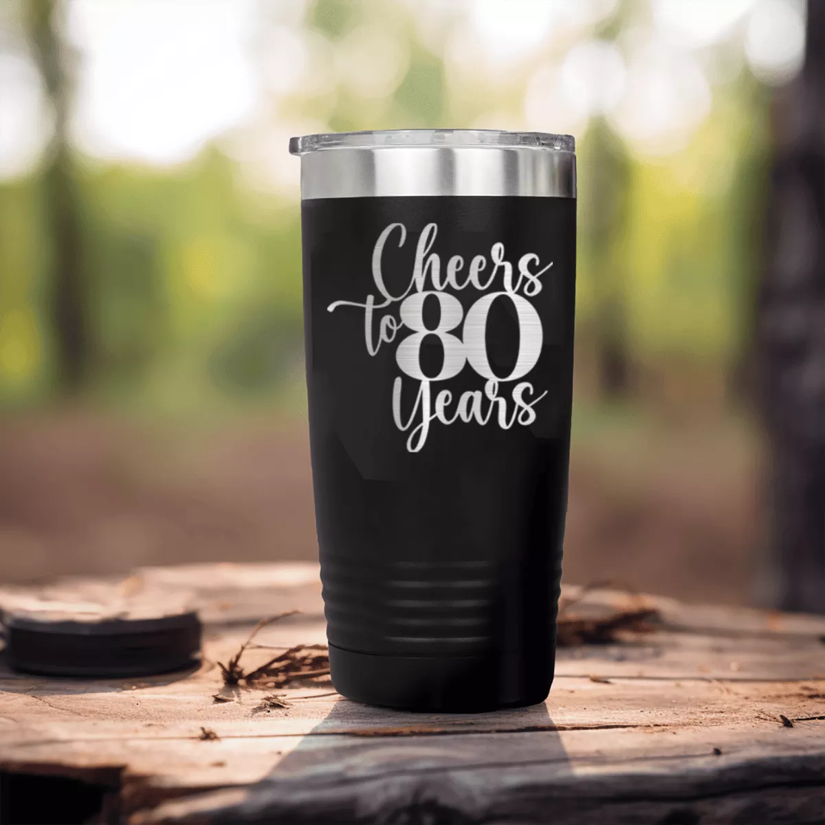 Cheers To Eighty Years Tumbler