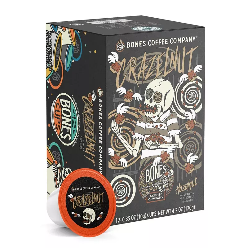 Crazelnut Bones Cups – 12 Count