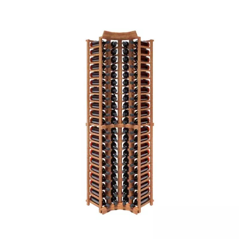 Curved Corner - 84 Bottle 7ft Wine Rack Kit