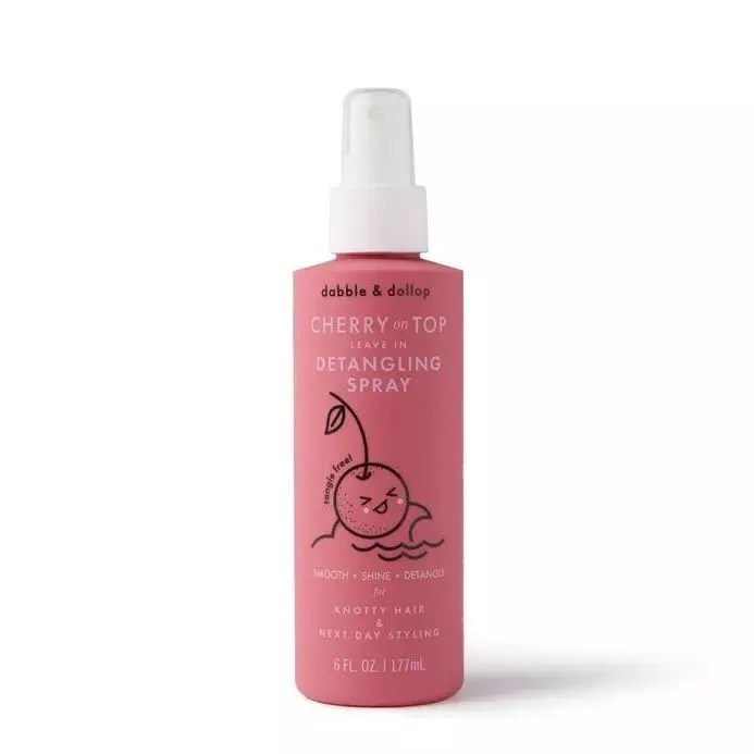 Dabble & Dollop Cherry On Top Hair Detangling & Conditioning Spray