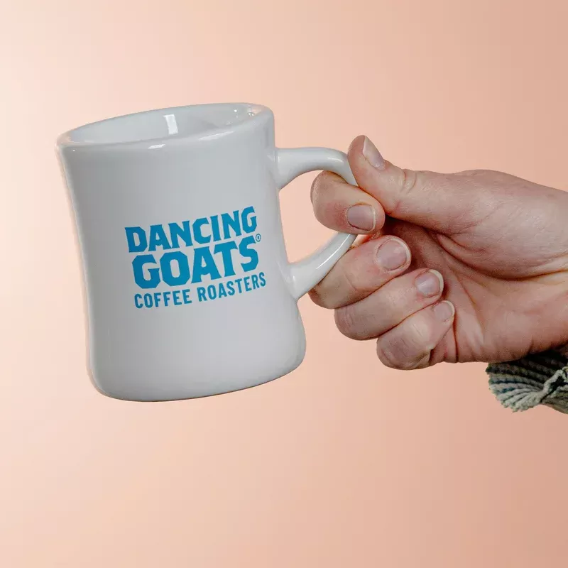 Dancing Goats Coffee Diner Mug