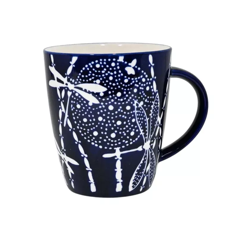 DRAGONFLY PORCELAIN MUG