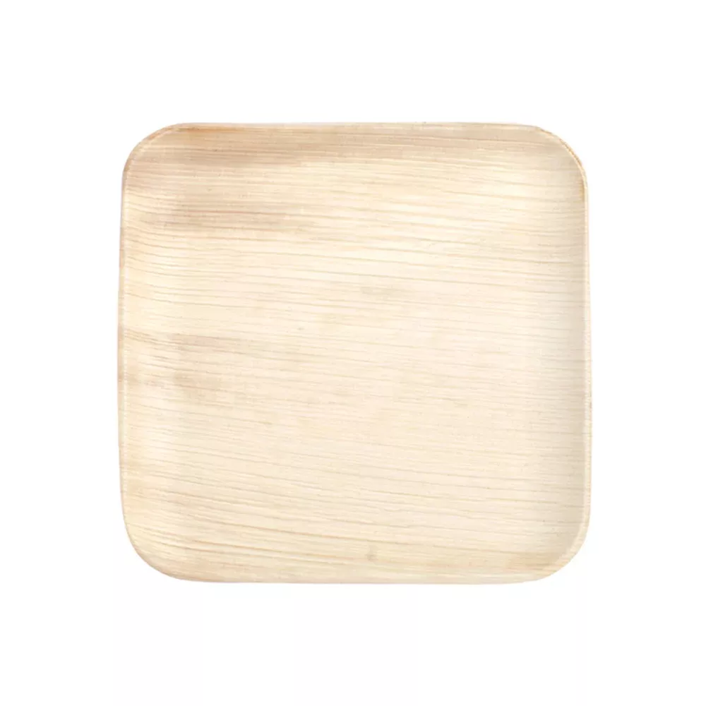 Eco-Gecko 6″ SQUARE Palm Leaf Plates
