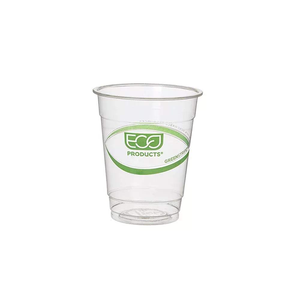 Eco-Products 7 oz. GreenStripe Compostable Cold Cup