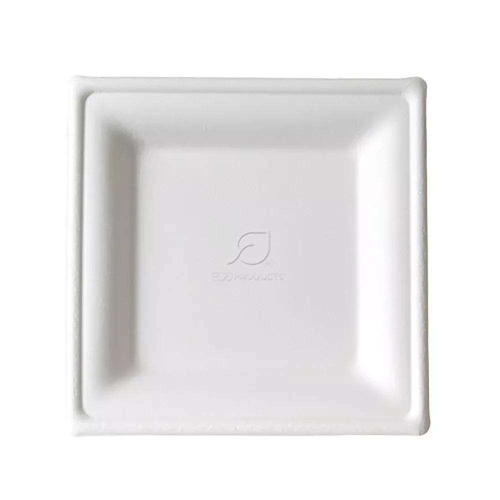 Eco-Products Compostable 6″ Square Plate