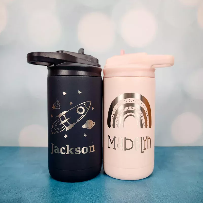 Engraved 12oz Kids Water Bottle