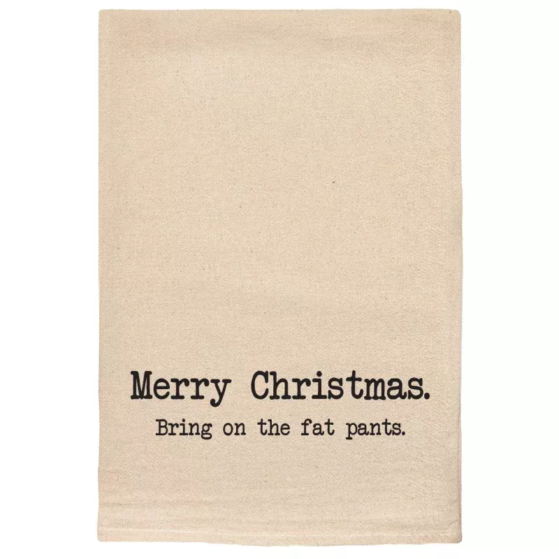 FUNNY TOWEL XMAS FAT PANTS