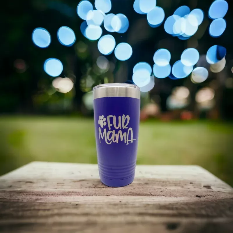 Fur Mama - Engraved Polar Camel Tumbler
