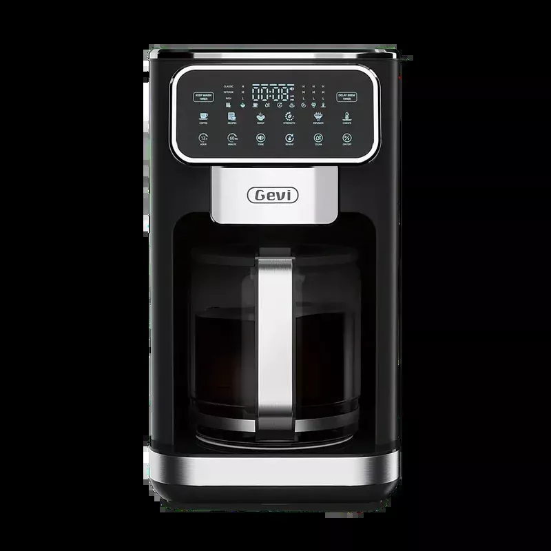 GEVI 12-Cup Programmable Drip Coffee Maker Machine with LED Touchscreen DCMA0