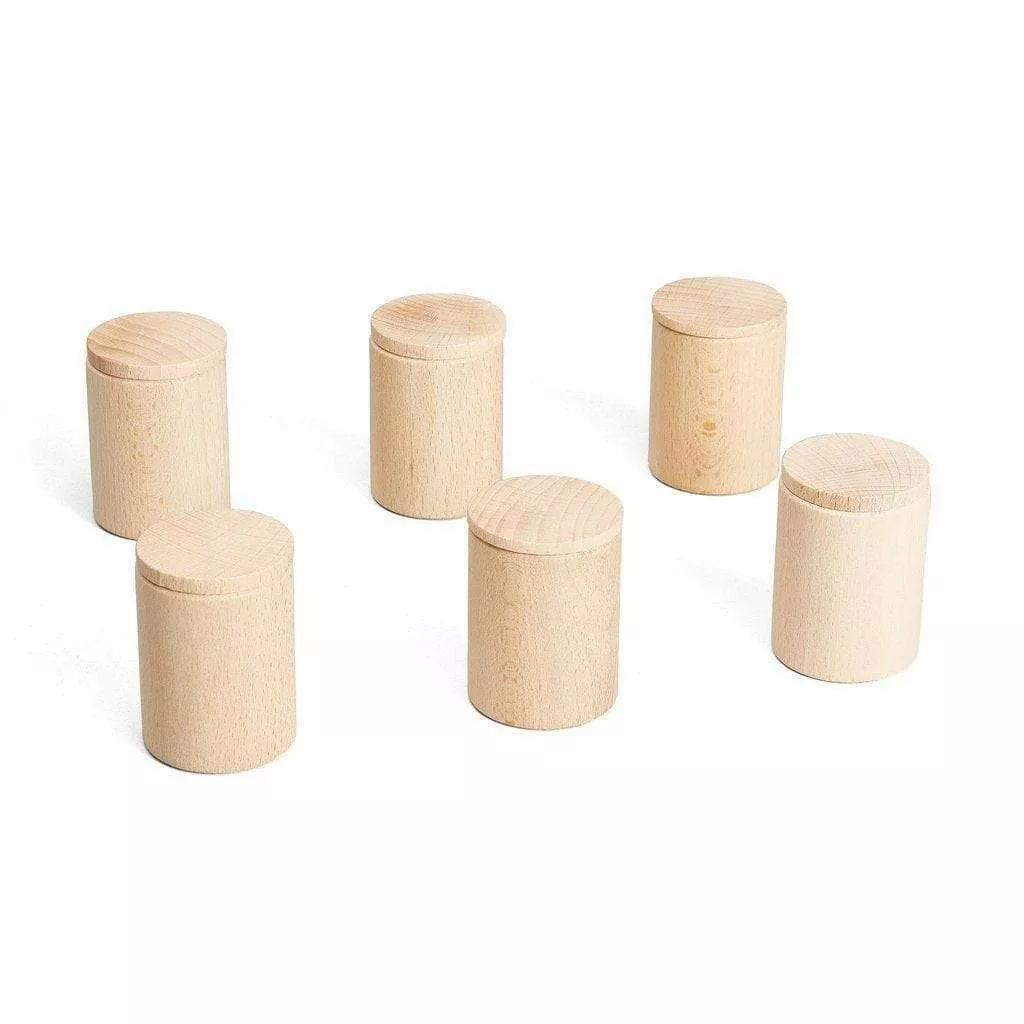 Grapat 6 Natural Cups With Covers