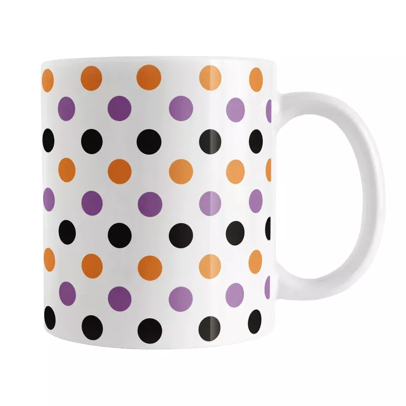 Halloween Polka Dot Mug
