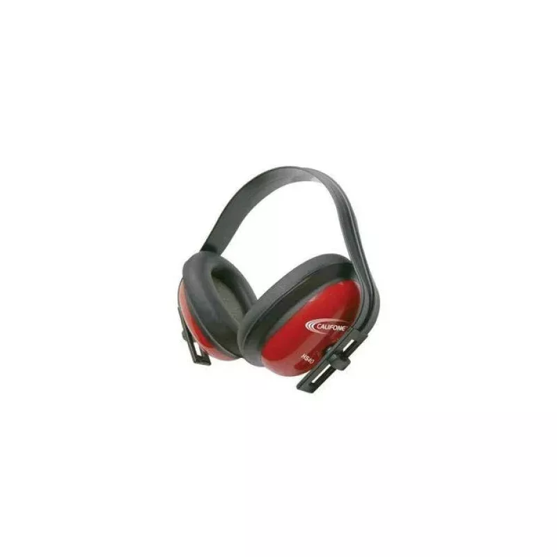 Hearing Safe 26 dB Hearing Protector with Round Ear Cups, Red