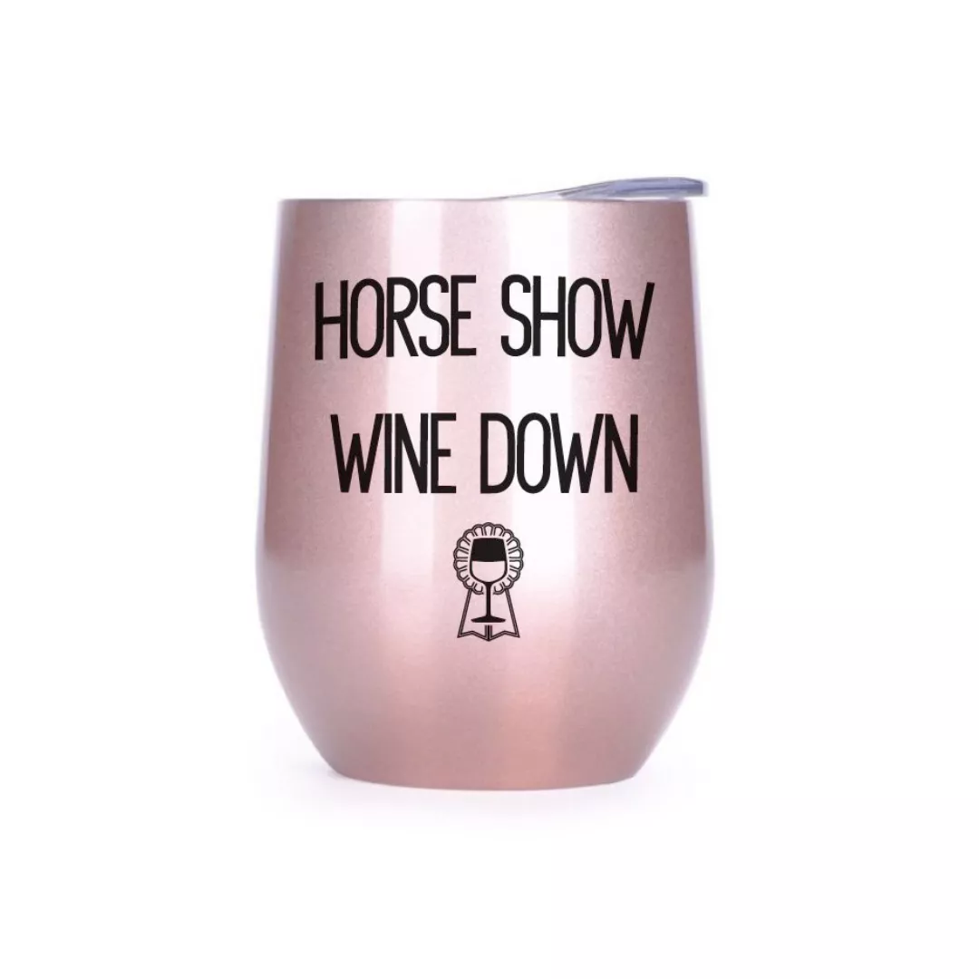 Horse Show Wine Down Insulated Cup