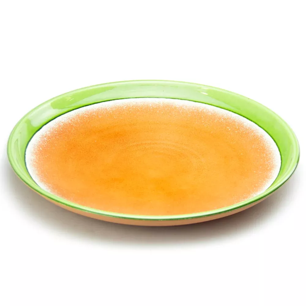 Lacquer Round Platter 17-3/4″
