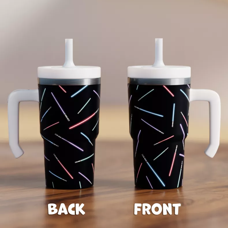 Laser Swords Spill Proof Kids CREWCUP 20oz