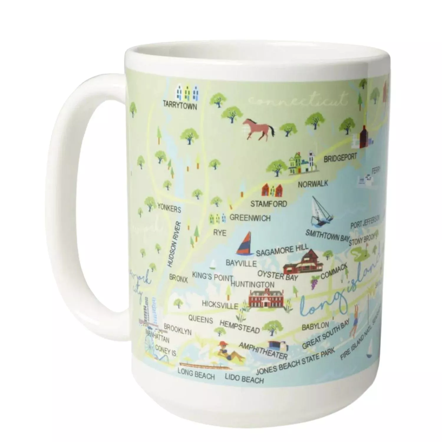 Long Island Mug|White