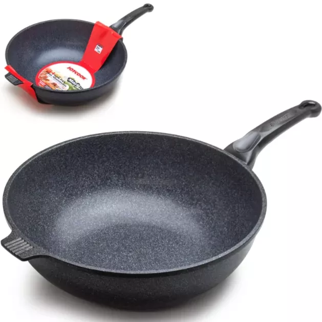 Marble Cast Wok Pan 14″