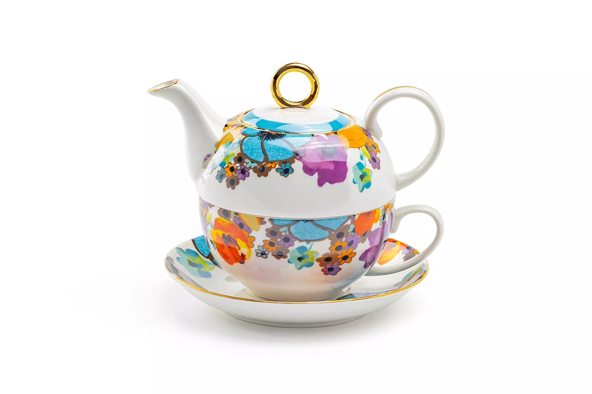 Meadow Joy Fine Porcelain Tea For One Set