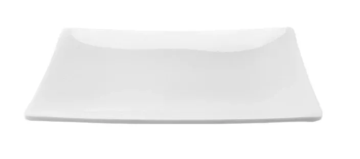 Melamine Rectangular Plate 8*4-3/4*7/8″H, White