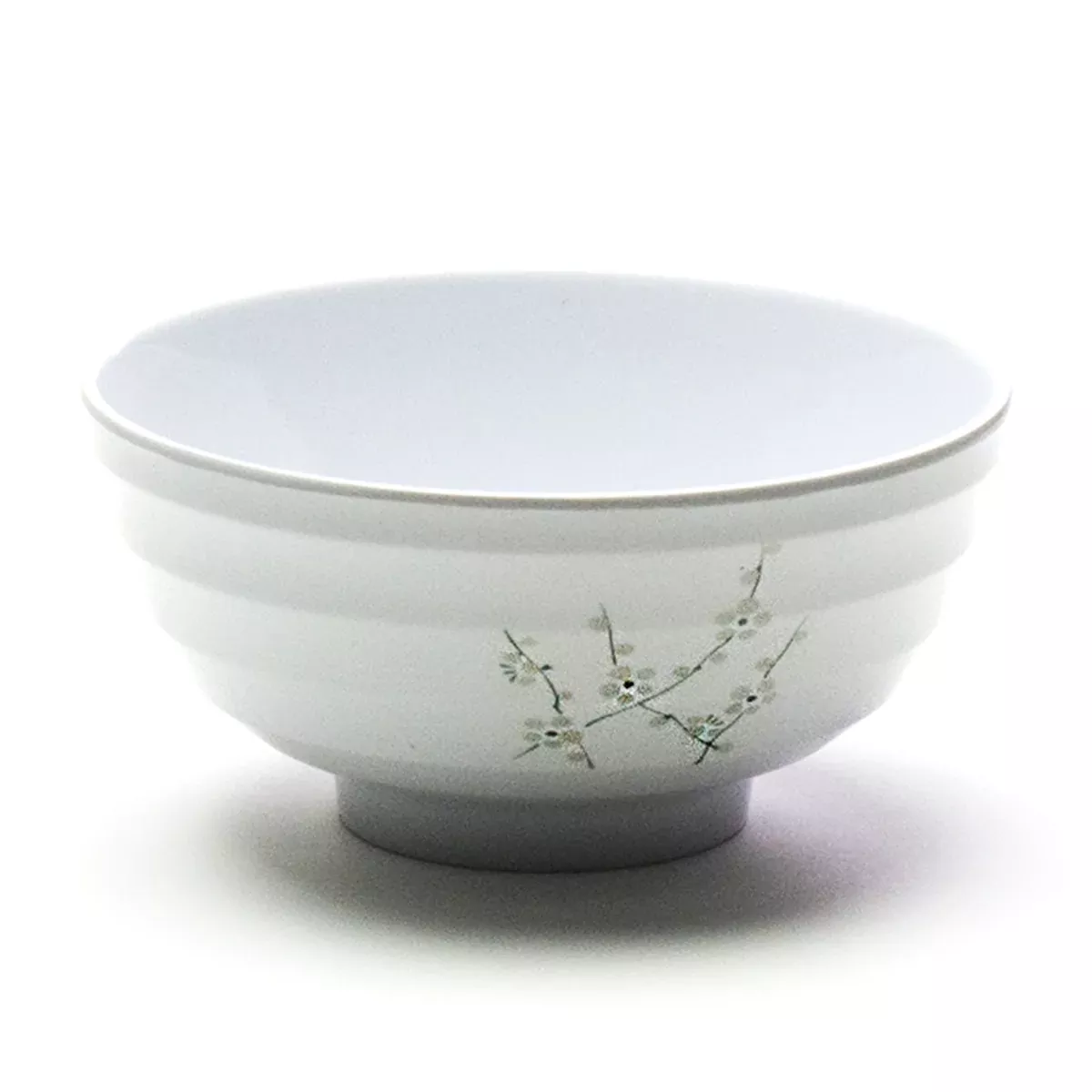 Melamine Round Bowl 6-1/4″, White Plum