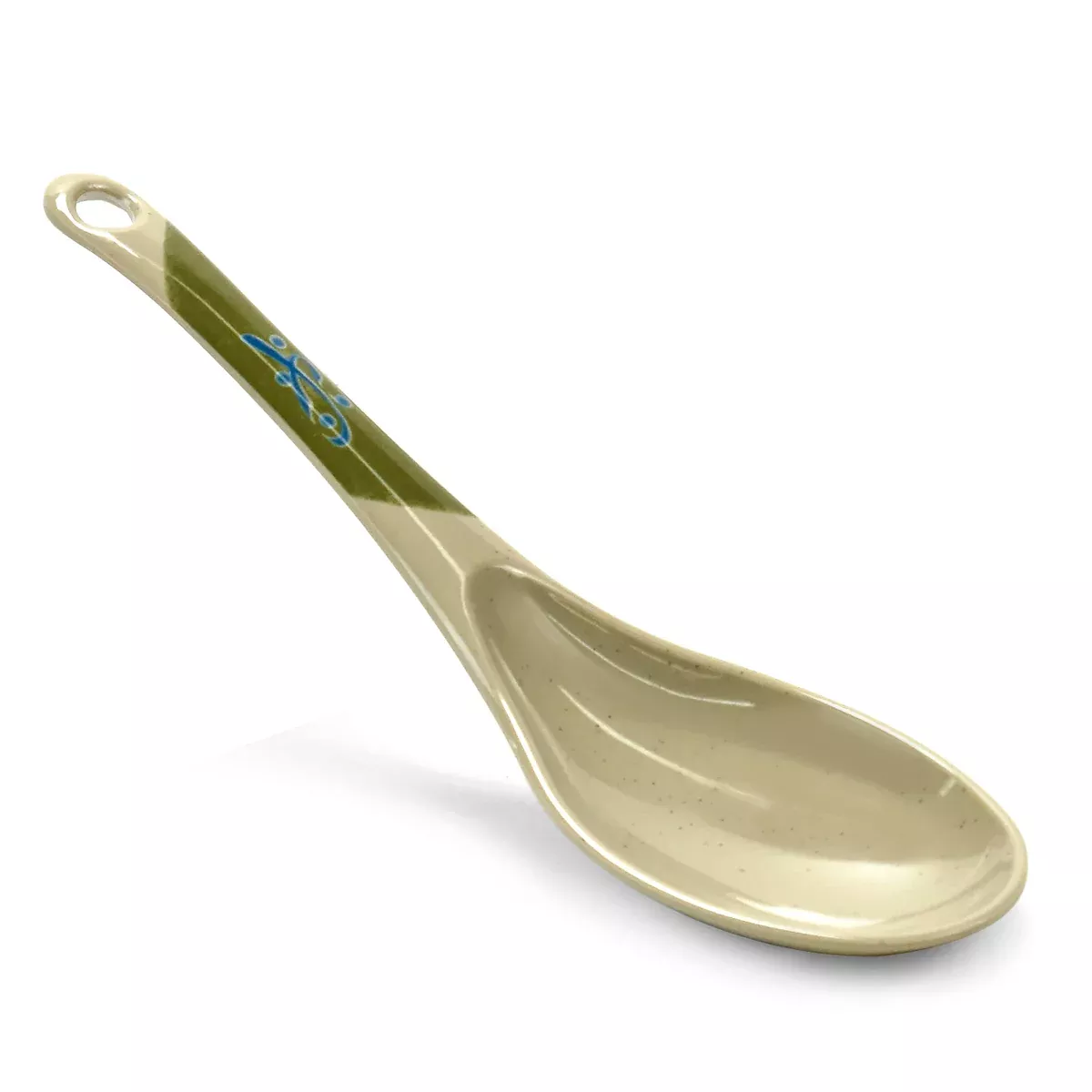 Melamine Serving Spoon 8-1/2″, Green