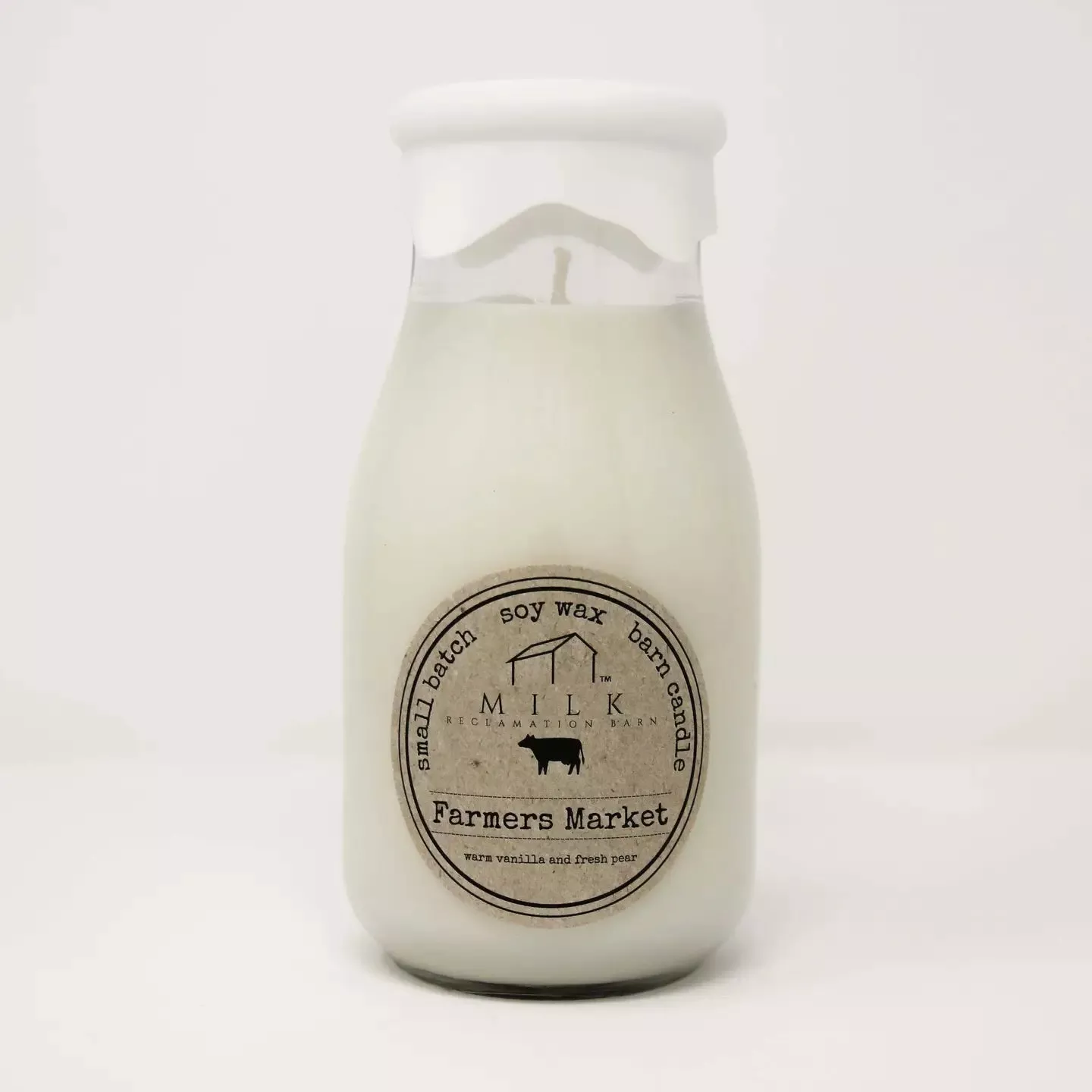 Milk Bottle Candle Farmers Market