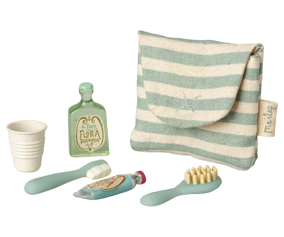 Mouse Toothbrush Set - Blue Stripe