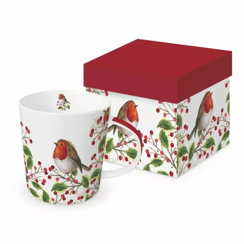 MUG IN GIFT BOX-MERRY BIRD