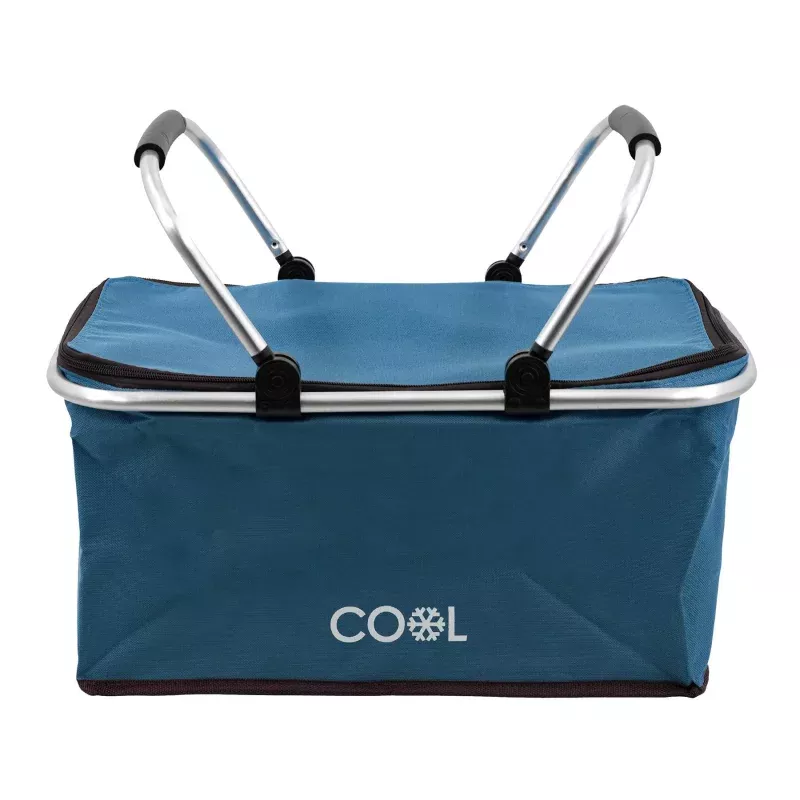 Navy Cooler Basket Bag